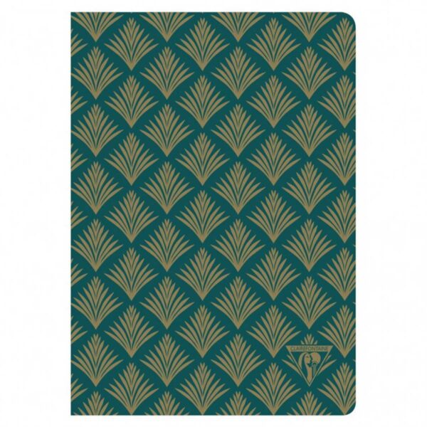 Clairefontaine Neo Deco Notizbuch Pflanzen smaragdgrün – A5 liniert