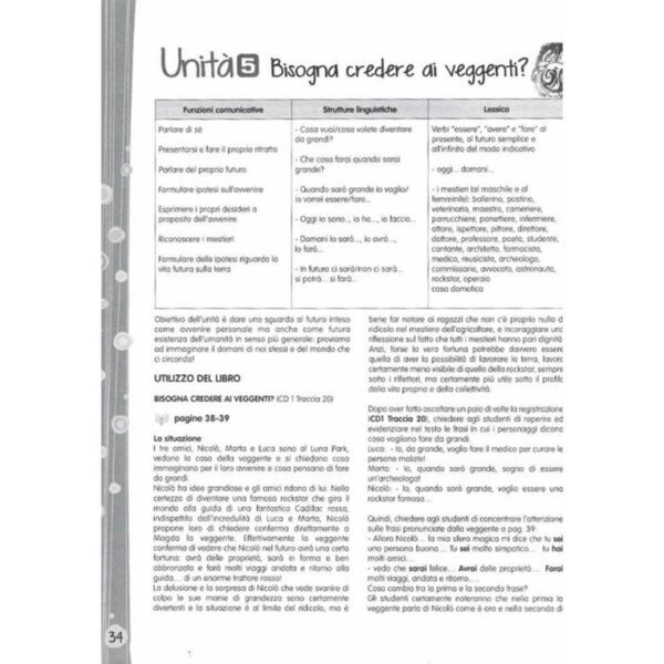 ELI Magica Italia 3 – Guida didattica con CD Audio A2 Unità 5 | Magica Italia 3 – Guida didattica con 2 CD Audio A2