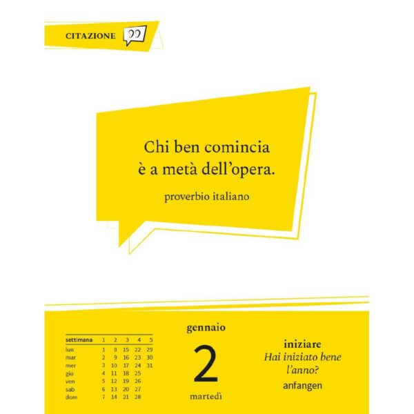Langenscheidt Sprachkalender Italienisch 2024 – Tagesabreisskalender 9 | Langenscheidt Sprachkalender Italienisch 2024