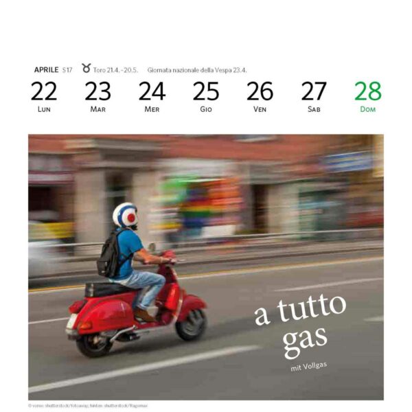 PONS Sprachkalender Italienisch 2024 – Woche fuer Woche 3 | PONS Sprachkalender Italienisch 2024