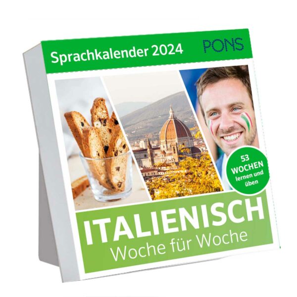 PONS Sprachkalender Italienisch 2024 – Woche für Woche