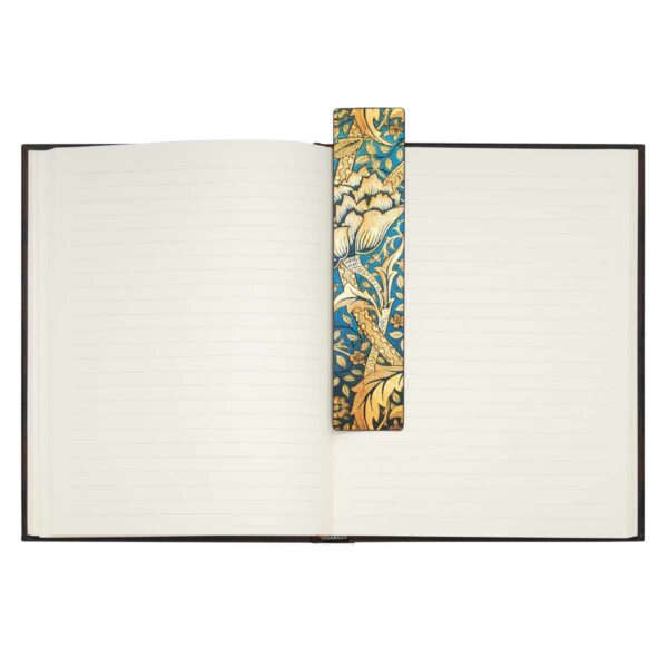 Paperblanks Lesezeichen William Morris Windstoss | Bookmark William Morris Windrush