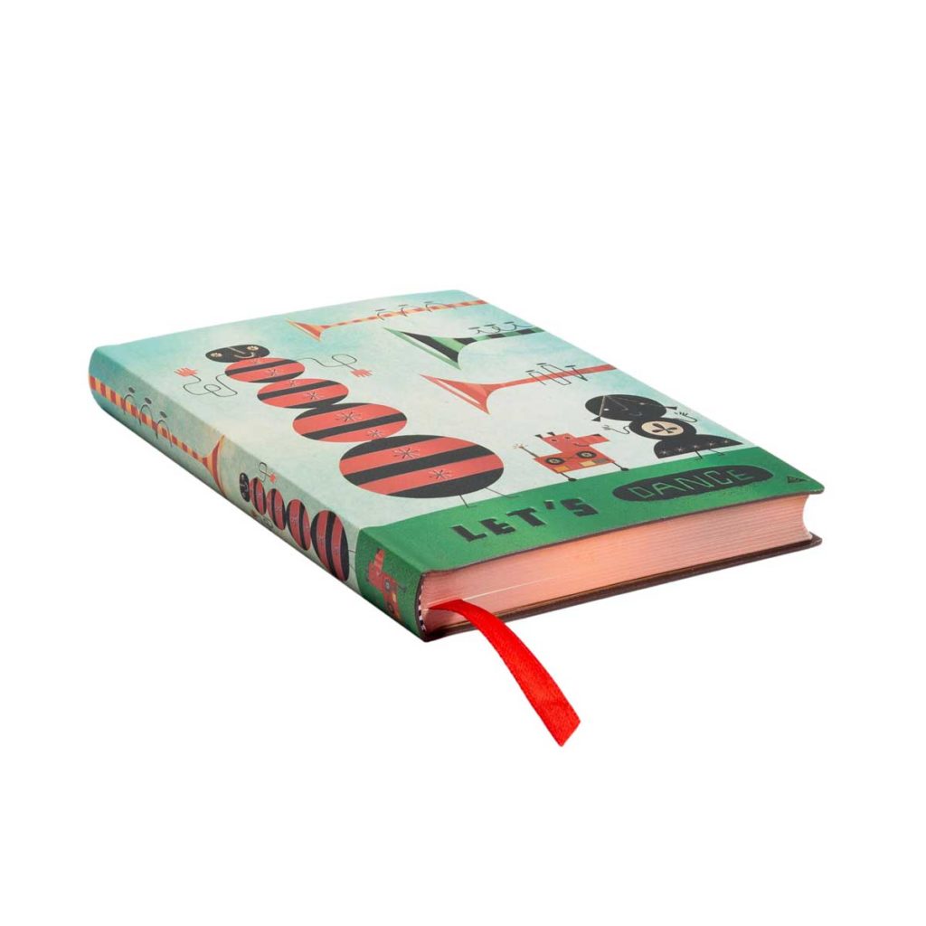Paperblanks Notizbuch Retro Pop Sh Boom – Mini Liegend • Weihnachtlich Italienisch lernen