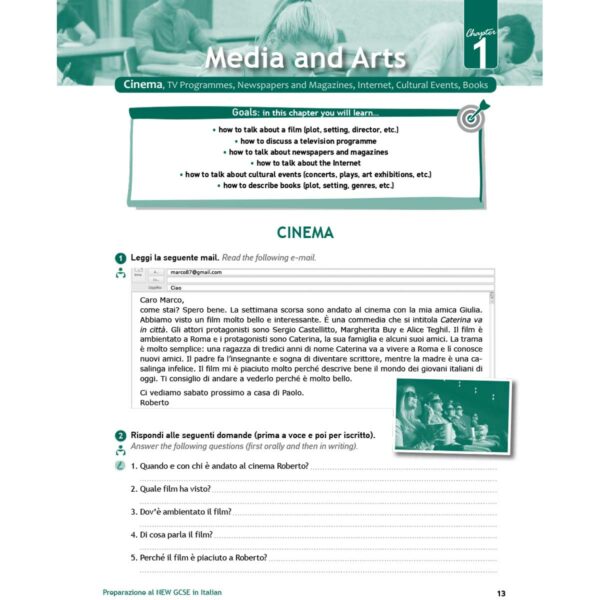 Edilingua Preparazione al NEW GCSE in Italian Alcune pagine 1 | Preparazione al NEW GCSE in Italian (A2-B1)