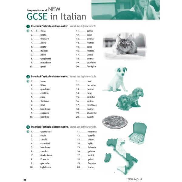 Edilingua Preparazione al NEW GCSE in Italian Alcune pagine 8 | Preparazione al NEW GCSE in Italian (A2-B1)