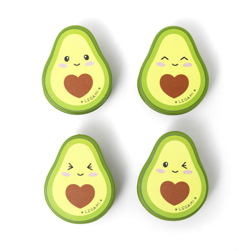 LEGAMI Set mit 4 Beutel Clips Avocado 2 | Gift ideas for avocado lovers
