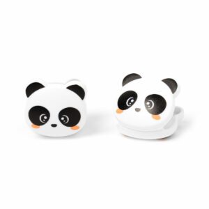 LEGAMI Set mit 6 Beutel-Clips Panda