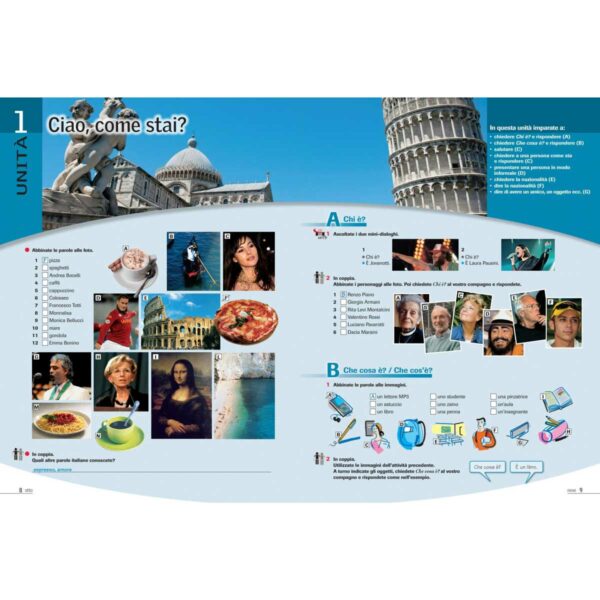 Loescher Editore Spazio Italia A1 – Manuale 1 | Spazio Italia A1 – Manuale + Eserciziario + DVD