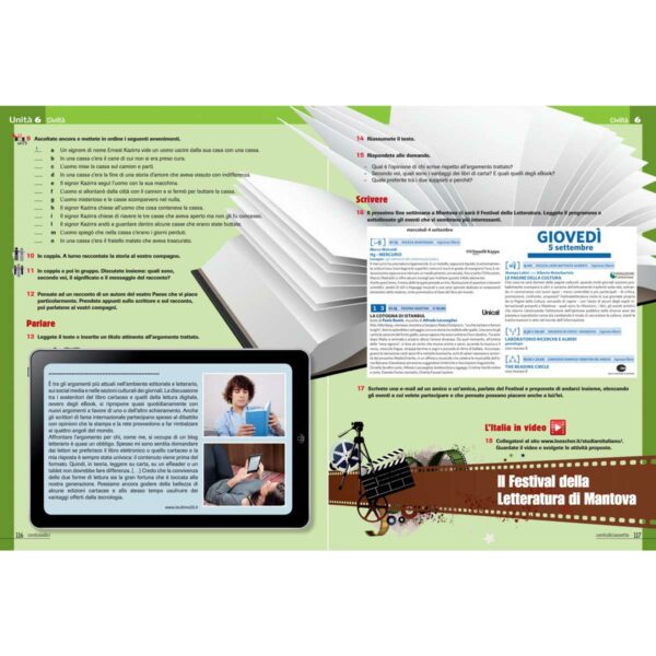 Loescher Editore Spazio Italia B2 – Manuale 6 | Spazio Italia B2 – Manuale + Eserciziario + DVD