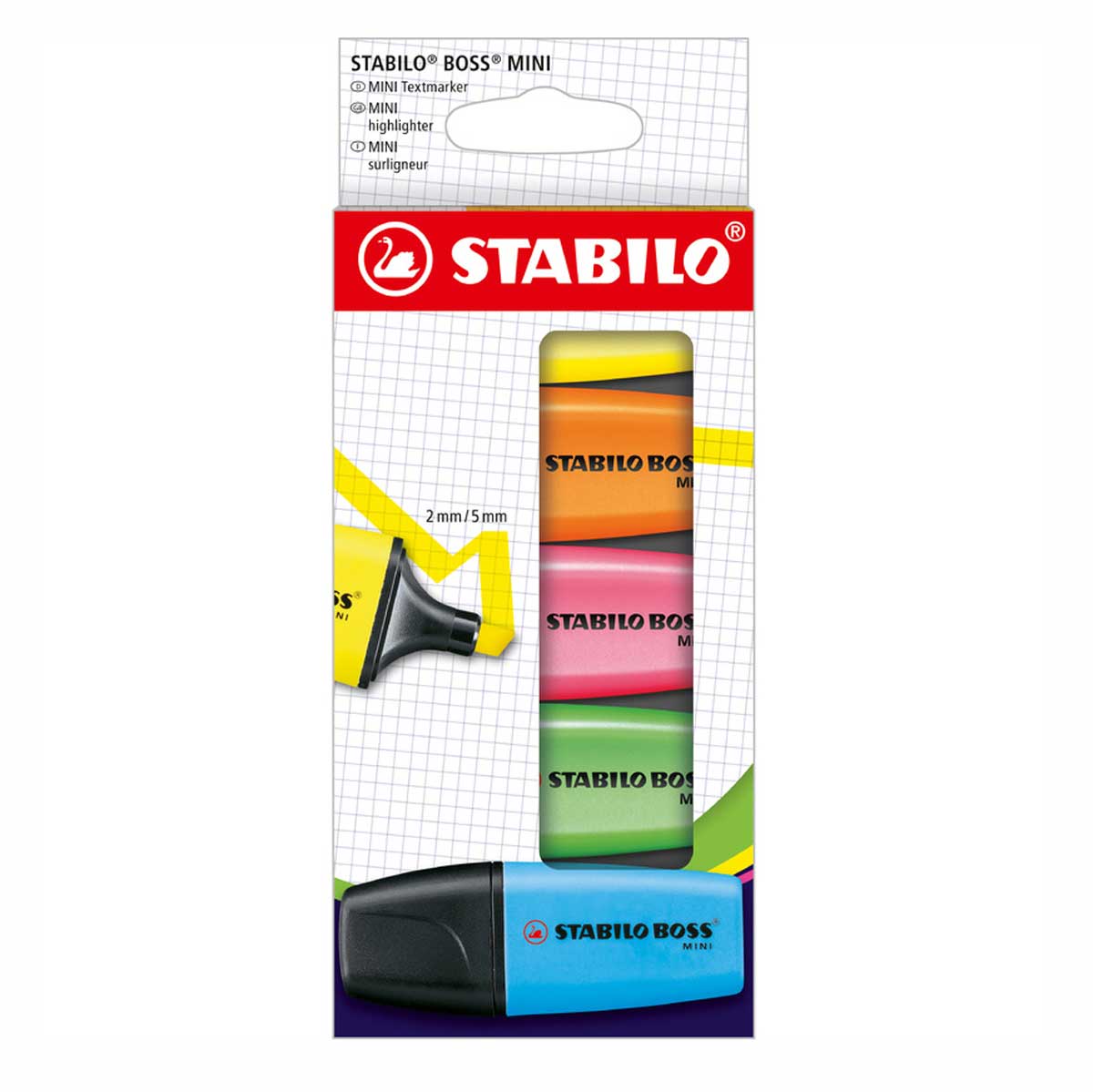 Textmarker STABILO BOSS MINI 5er Karton 1 | Bewertungen von Italiano Bello