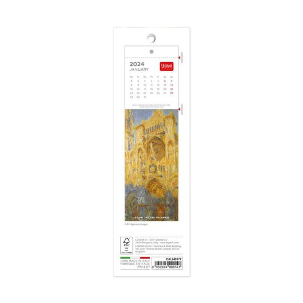 LEGAMI Claude Monet Lesezeichen Kalender 2024 3 | Claude Monet Lesezeichen-Kalender 2024