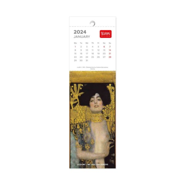 LEGAMI Gustav Klimt Lesezeichen Kalender 2024 2 | Gustav Klimt Lesezeichen-Kalender 2024