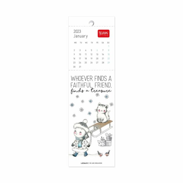LEGAMI Life is better with Cats Lesezeichen Kalender 2023 2 | Life is better with Cats Lesezeichen-Kalender 2023