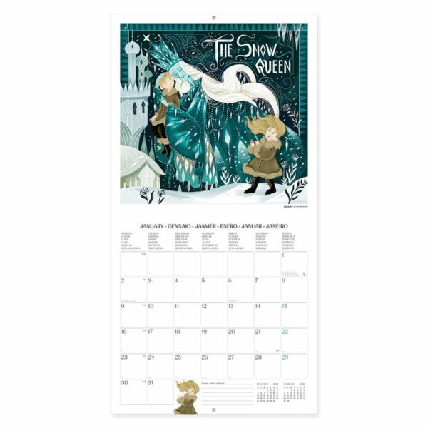 LEGAMI Once Upon a Time Wandkalender 2023 2 | Once Upon a Time Wandkalender 2023 – 30 x 29 cm
