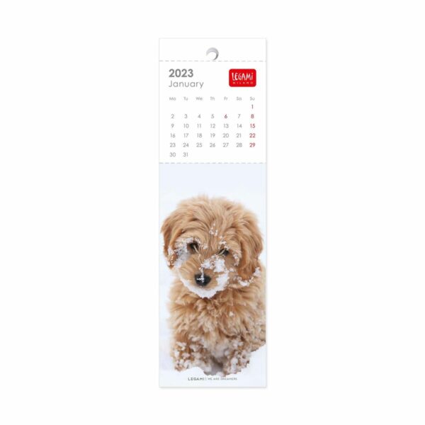 LEGAMI Puppies Lesezeichen Kalender 2023 2 | Puppies Lesezeichen-Kalender 2023