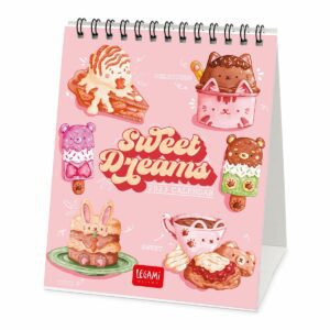 LEGAMI Sweet Dreams Tischkalender 2023 – 12 x 14,5 cm