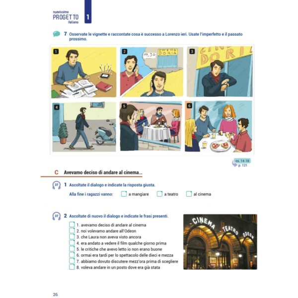 Edilingua Nuovissimo Progetto italiano 1b Specimen 28 | Nuovissimo Progetto italiano 1b (Libro dello studente + Quaderno + esercizi interattivi + DVD + CD)