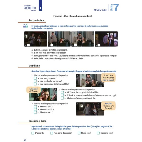 The new Italian project 1b 34 | The new Italian Project 1b (Libro dello studente + Quaderno + esercizi interattivi + DVD + CD)