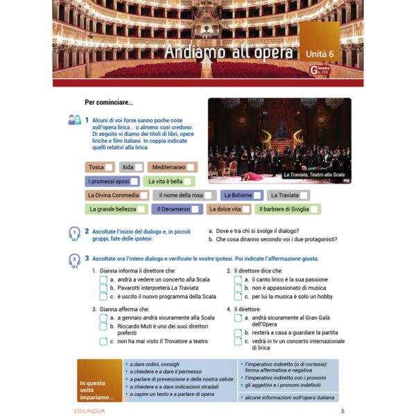 the new italian project 2b specimen 5 | The new Italian Project 2b (Libro dello studente + Quaderno + esercizi interattivi + DVD + CD)