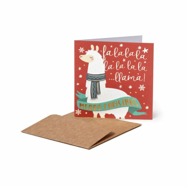 LEGAMI Mini Christmas card – Llama