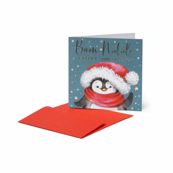 LEGAMI Mini-Weihnachtskarte – Pinguin