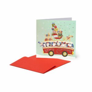 LEGAMI Mini-Weihnachtskarte – Weihnachtsbus