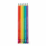 LEGAMI Set mit 6 Regenbogen-Bleistiften aus Recycling-Papier
