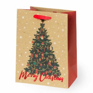 LEGAMI Weihnachtsgeschenktüte Medium – Weihnachtsbaum