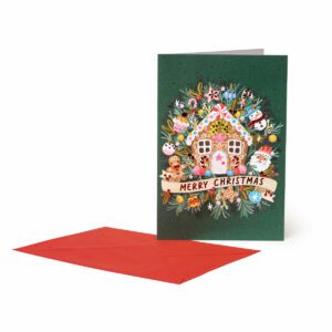 LEGAMI Weihnachtskarte – Lebkuchenhaus