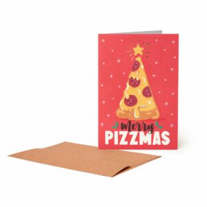 LEGAMI Weihnachtskarte – Merry Pizzmas