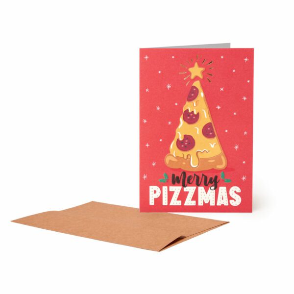 LEGAMI Biglietto di Natale – Merry Pizzmas