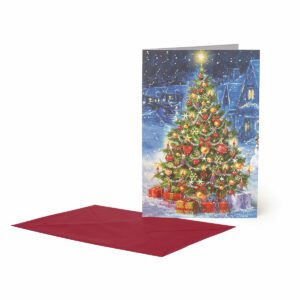 LEGAMI Weihnachtskarte – Weihnachtsbaum im Schnee