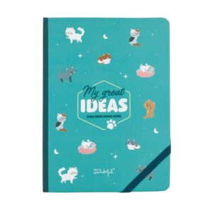 Mr. Wonderful Notebook Pet Lovers: My great ideas (and some feline love) – A5 liniert
