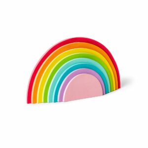 LEGAMI Notizblock mit Klebezettel Rainbow Thoughts