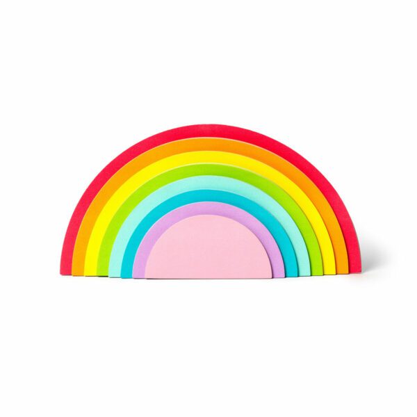 LEGAMI Notizblock mit Klebezettel Rainbow Thoughts