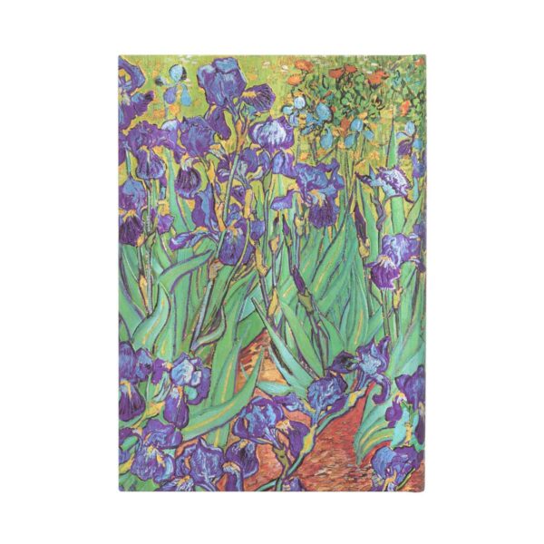 Paperblanks Notizbuch Van Goghs Schwertlilien – Midi 18×13 cm liniert 4 | Van Goghs Schwertlilien – Notizbuch Midi (18×13 cm), liniert