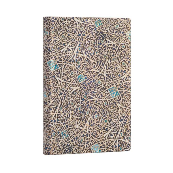 Paperblanks Notizbuch Granada Tuerkis – Mini 14×95 cm liniert 2 | Granada-Türkis – Notizbuch Mini (14×9,5 cm), liniert