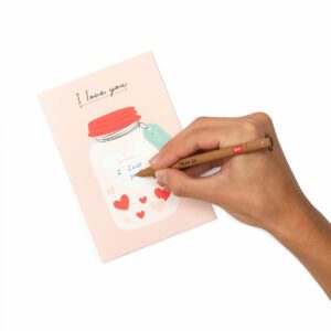 LEGAMI Karte zum Valentinstag mit Feld zum Rubbeln 2 | Geschenkideen zum Valentinstag