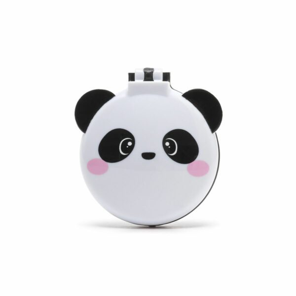 LEGAMI Nice Hair Haarbürste mit Spiegel – Panda