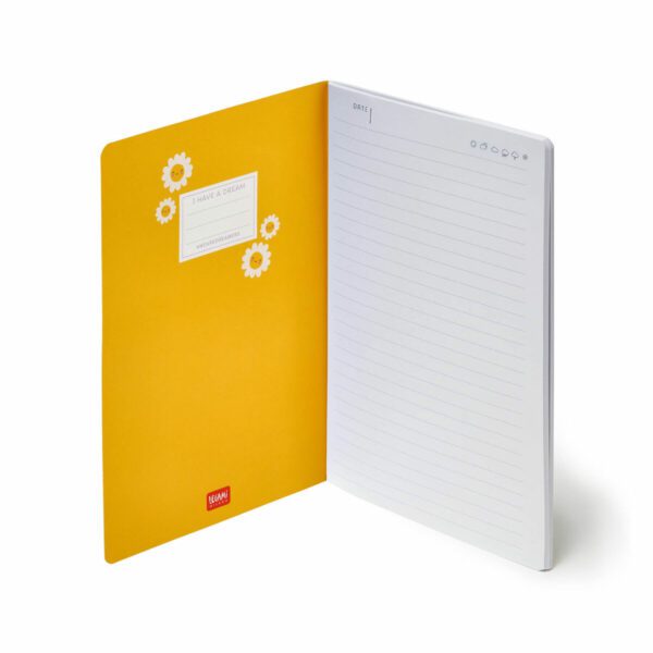 LEGAMI Notizbuch Daisy – A5 liniert 2 | Notebook Daisy – A5 lined