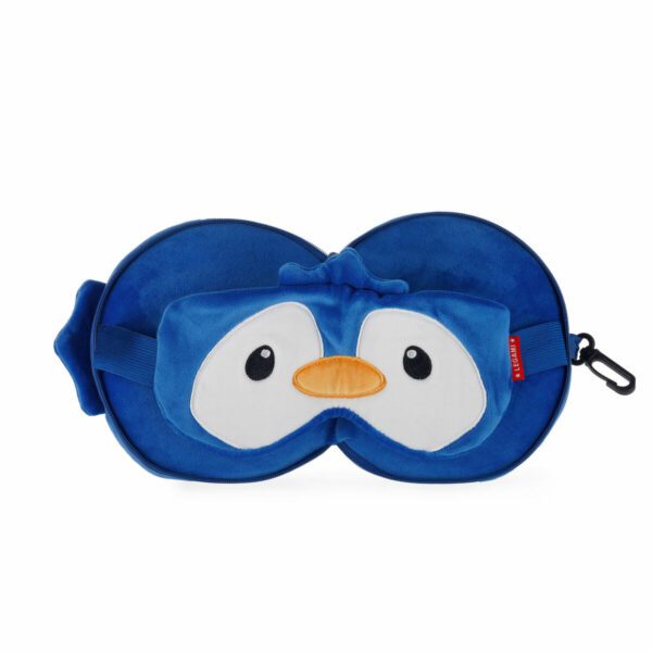 LEGAMI Reisekissen mit Schlafmaske Pinguin 2 | Reisekissen mit Schlafmaske Pinguin