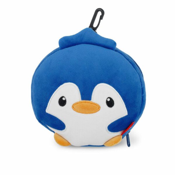 LEGAMI Reisekissen mit Schlafmaske Pinguin