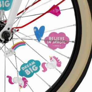LEGAMI Set mit 30 Dekorationen fuer Fahrradspeichen – Einhorn 2 | Bewertungen von Italiano Bello