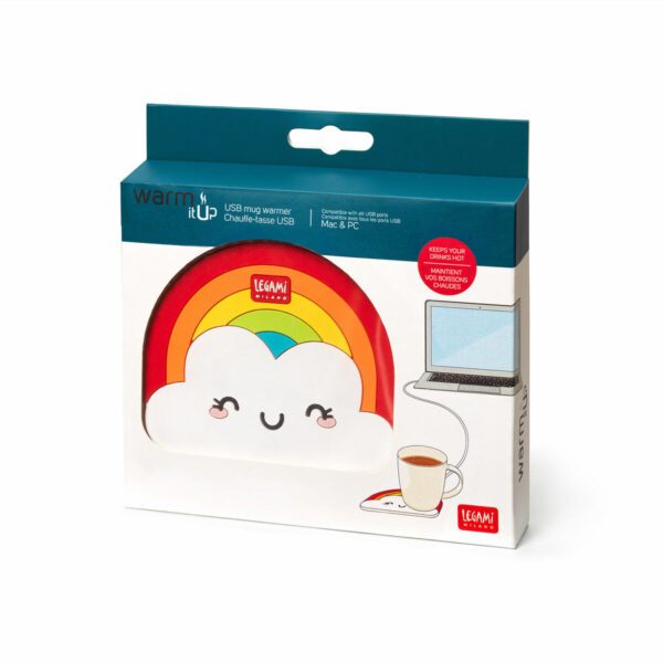LEGAMI USB Tassenwaermer Regenbogen 3 | USB Mug Warmer Rainbow