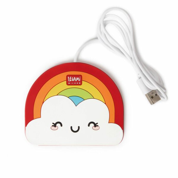 LEGAMI USB-Tassenwärmer Regenbogen