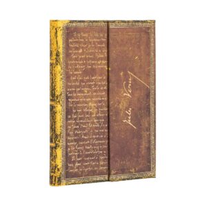Paperblanks Taccuino Jules Verne, Intorno al Mondo – Mini (14×10 cm), a righe