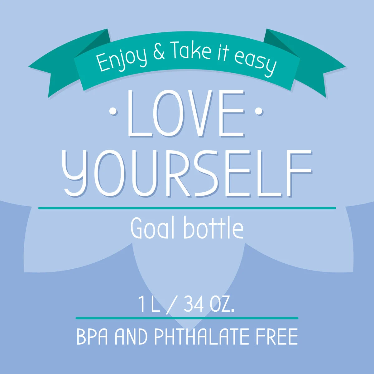 LEGAMI Goals Bottle - Love Yourself