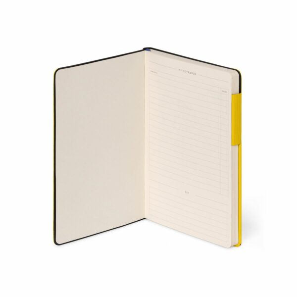 LEGAMI My Notebook – Kariertes Notizbuch Medium in Gelb 2 | My Notebook – Taccuino a Quadretti Medium (13×21 cm) Giallo