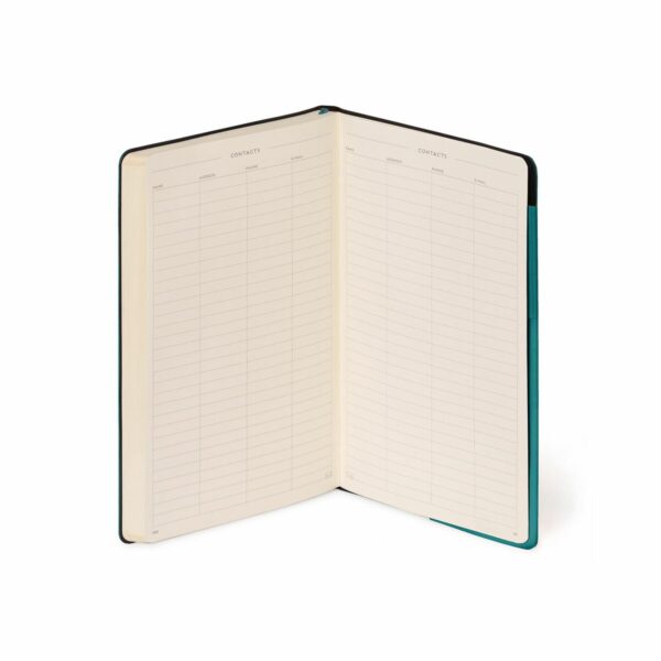 LEGAMI My Notebook – Kariertes Notizbuch Medium in Malachit Gruen 6 | My Notebook – Taccuino a Quadretti Medium (13×21 cm) Verde Malachite