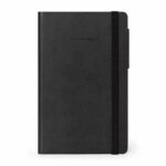 LEGAMI My Notebook – Lined Notebook Medium (13×21 cm in Black